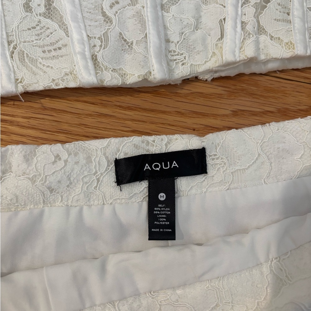 Aqua Ivory Lace Set - Picture 3 of 13